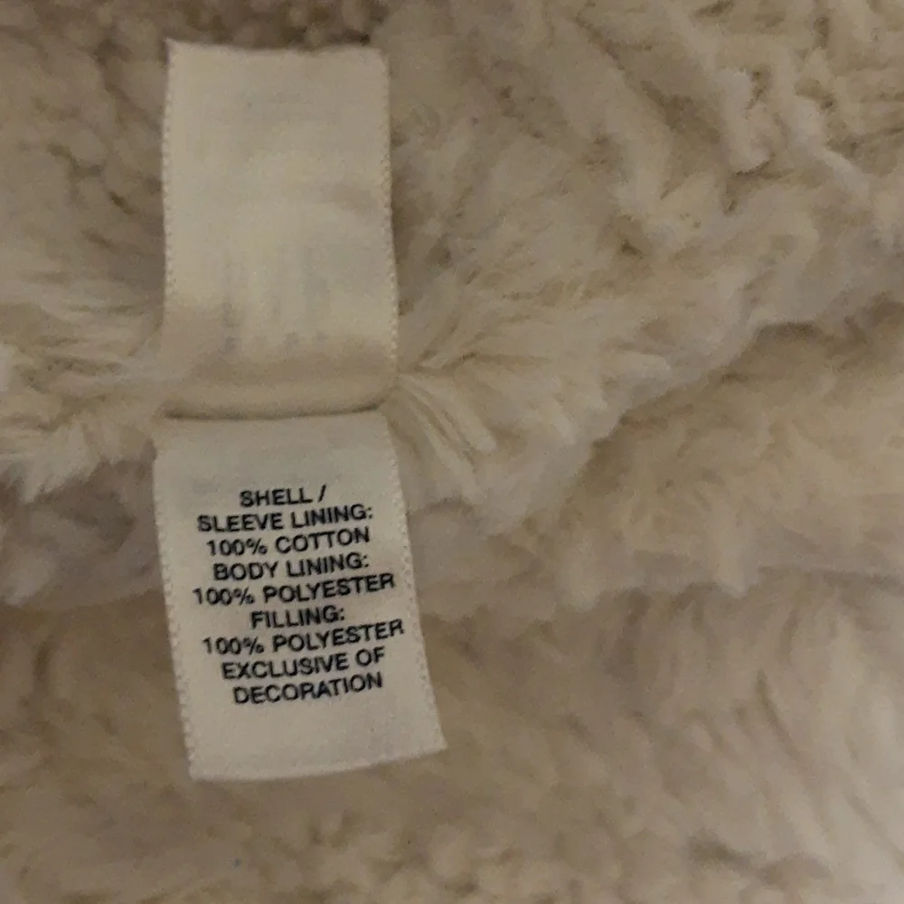 Baby Gap Logo Sherpa Lined Zippered Hoodie Jacket 6-12 mos